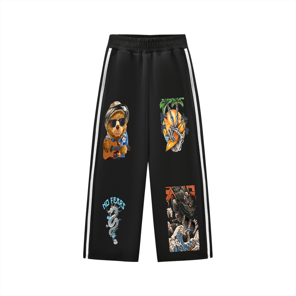 Kids’ Contrast Tape Sweatpants