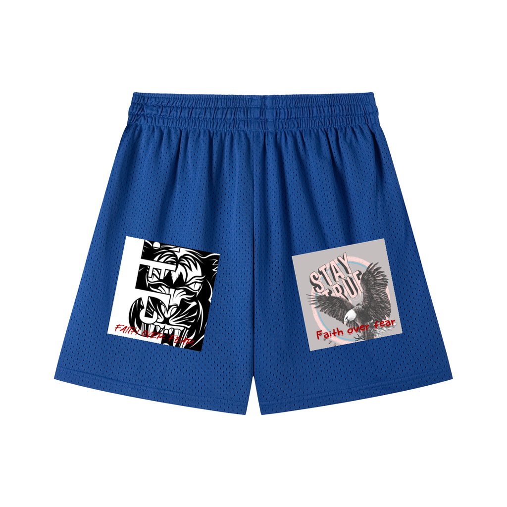 Mesh Drawstring Shorts
