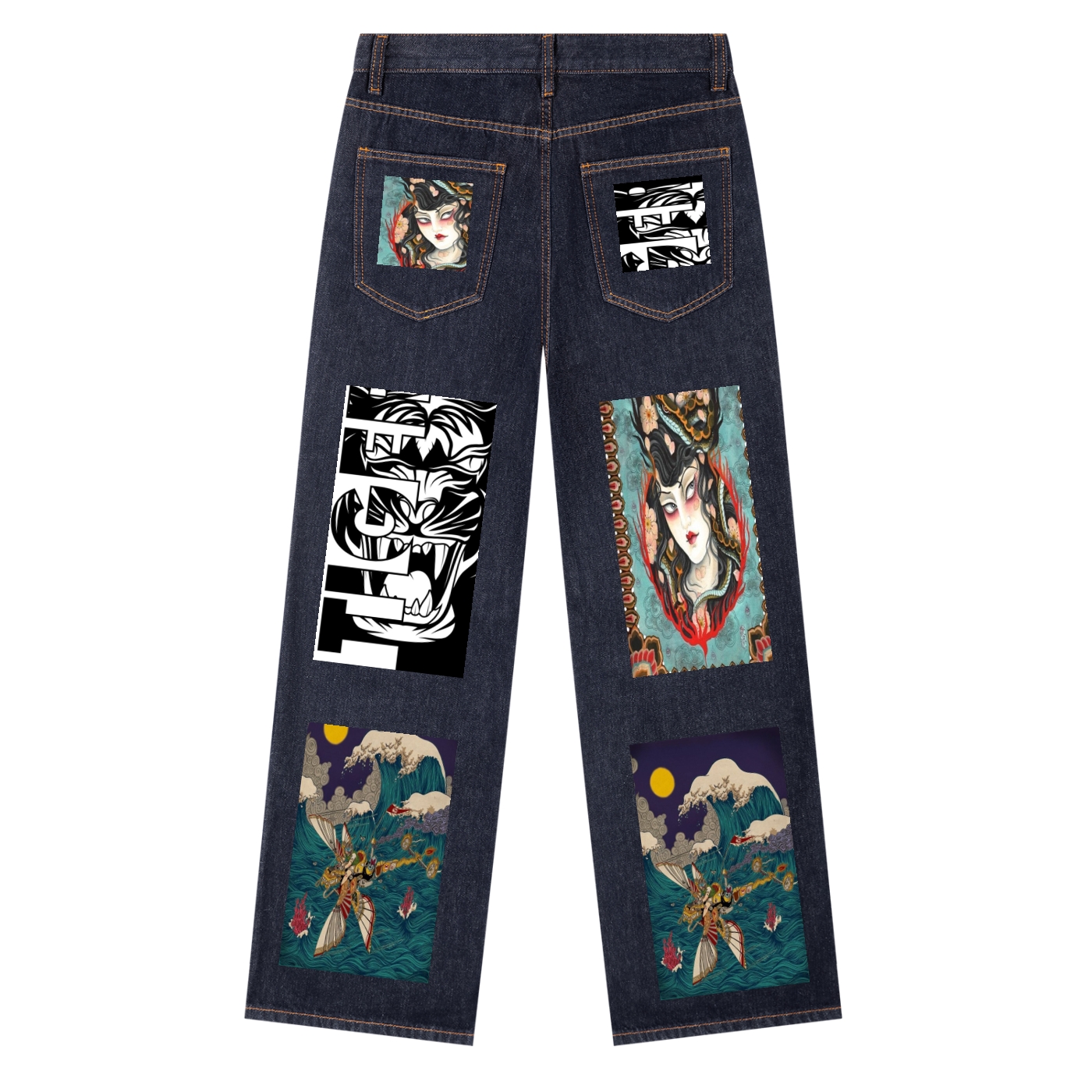 Heavyweight Straight Leg Denim Jeans