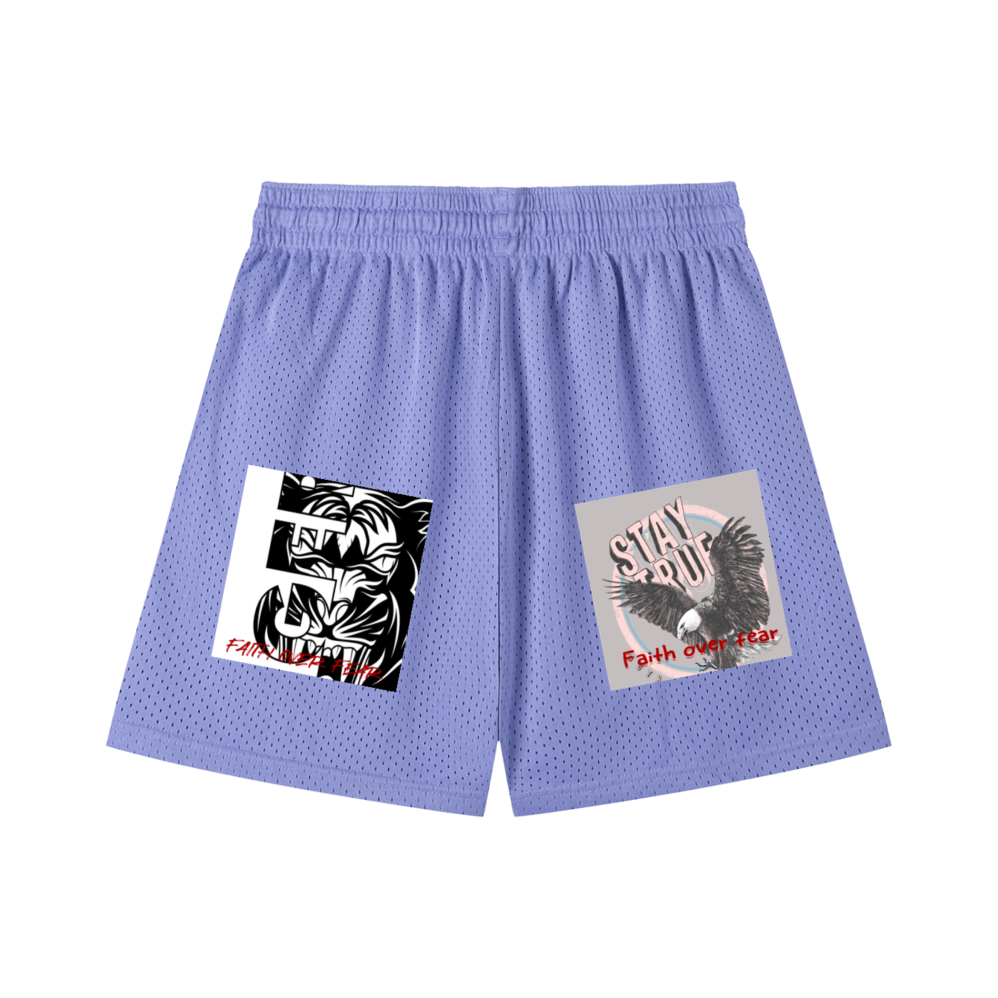 Mesh Drawstring Shorts